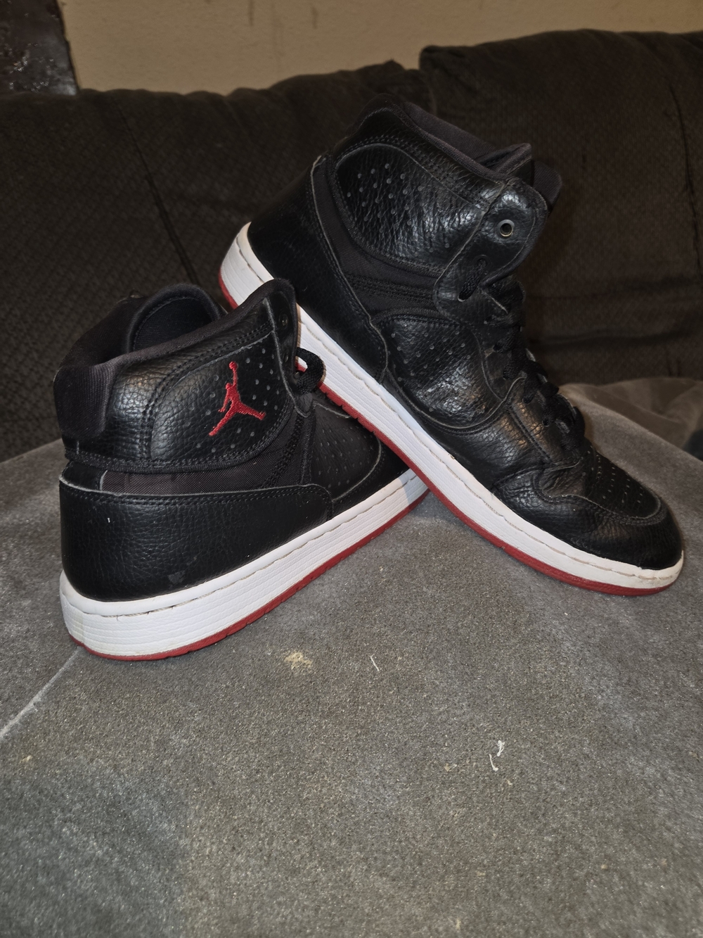 Nike Air Jordan Access "Bred" Black Gym Red White (AR3762-001) - Men's US 9